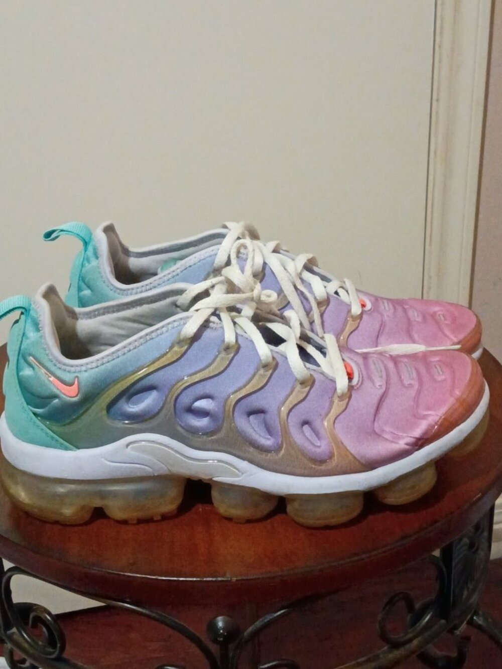 Nike Air Vapormax Plus Shoes Womens Size 8 Ombre Running Sneakers CW5593-700